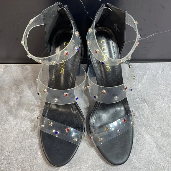 Liliana Heels Black Size 9m - Picture 7 of 10